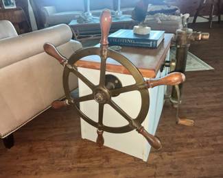 UNIQUE CUSTOM NAUTICAL END TABLE!