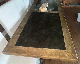 DARK MARBLE INLAID TOP