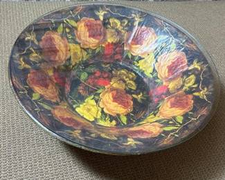 154 vintagerounddecoupageglasstopcoffee