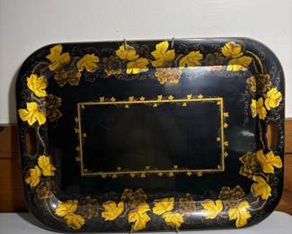 248 vintagehandpaintedmetalservingtray