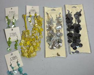207 lotofbuttonearringsandnecklaces