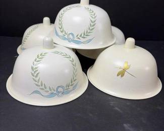 201 setof5vintagehandpaintedmetalfood