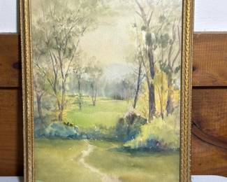 029 11x14framedwatercolorlandscapewall