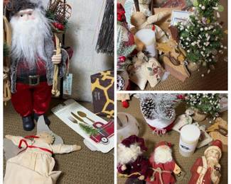 204 christmasdecorlotstandingsantaholid
