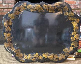 049 25x195vintagehandpaintedtoleware