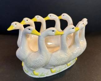 097 vintage1983otagiriceramicgoosedecor