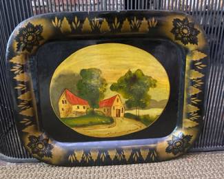 048 14x115vintagehandpaintedtoleware