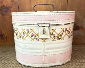 253 handpaintedtolewaretinhatboxpinkr