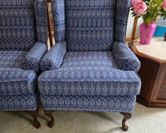 Beautiful wingback accent chairs