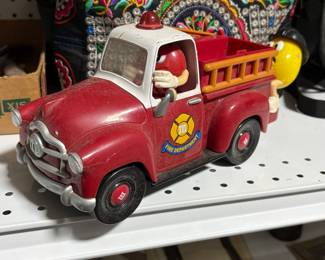 M&M fire truck