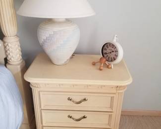 King bedroom suite: nightstand; table lamp (two available)