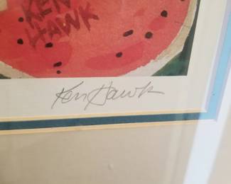 "Melon Merchants" 151/500 signed by Ken Hawk
