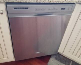 KitchenAid dishwasher with stainless steel interior