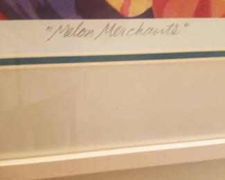 "Melon Merchants" 151/500 signed by Ken Hawk
