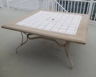 Large patio dining set seats 8