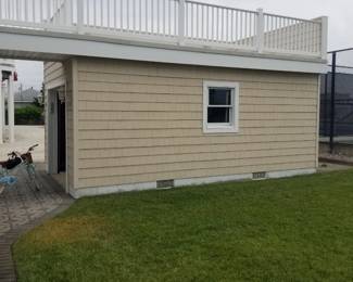 Siding; vinyl railing