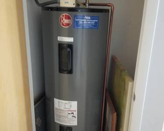 Rheem 80-gallon GAS hot water heater mfg. 3/2024