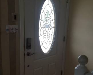 Entry door - interior view