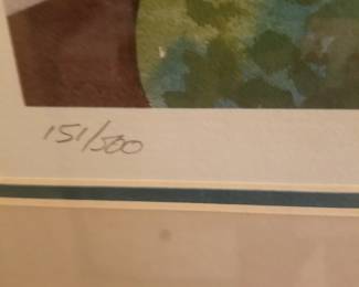"Melon Merchants" 151/500 signed by Ken Hawk