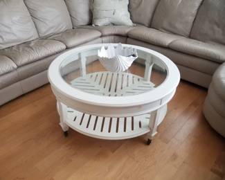 Coastal chic coffee table