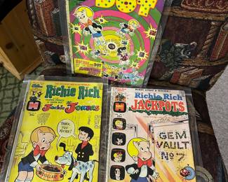 Richie Rich vintage comic books