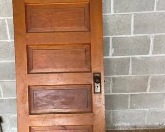 Two 5 Panel Antique Doors