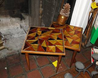 Vintage mosaic table Georges Briard