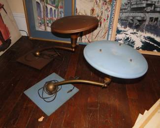 MCM Saucer lamps