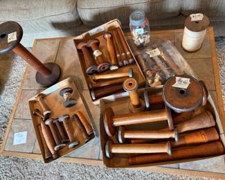 Antique spools