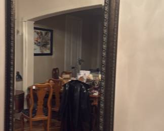 Framed beveled glass, very Very Large Mirror could also be sat on the ground in a bedroom or anywhere