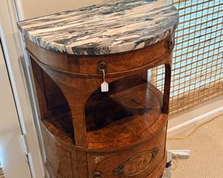 The piece of question ? Marble Granite Install Co this half moon Antique can be yours