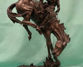 Remington The Outlaw Bronze Statue