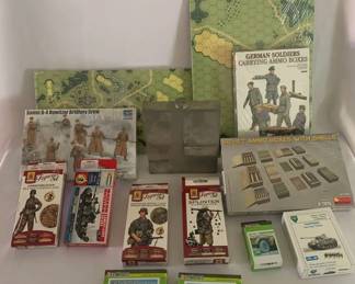 Trumpeter, A.W.F  Co.. Mini Art, and Accessories