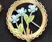 Antique  Vintage Lockets  Some Gold Filled  Krementz Pin
