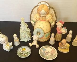 Precious Moments, Lefton, Hallmark, Englebreit Figures, Christmas Symbols  More