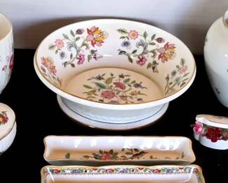 Minton, Rosenthal, Coalport, Royal Albert, Aynsly England Porcelain w Floral Designs