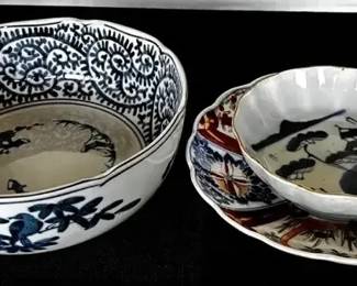 Antique Japan Meiji Dishware