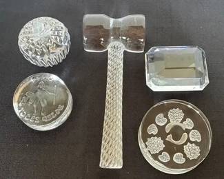 Tiffany, Sevres, Waterford, Val St Lambert Crystal Lot
