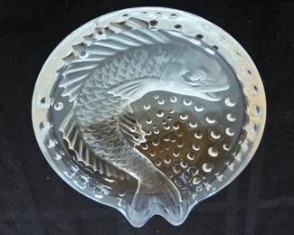 Lalique France Crystal Fish Dish
