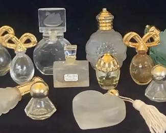 Lot of Vintage Miniature Perfume Bottles