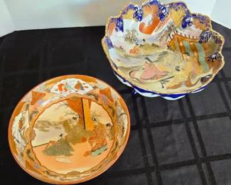 2 Japanese Kutani Bowls