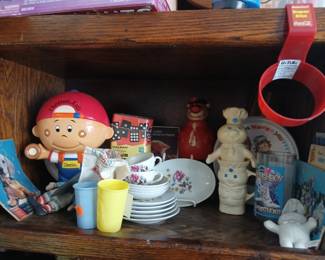 Cheerios Kids, Pilsbury dough boy, moss rose china