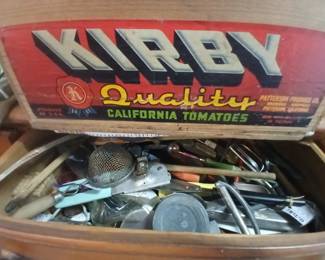 Vintage Kitchen and metal tools