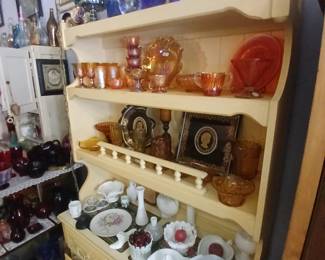 Carnival Glass, Cobalt Blue Glass ,Amber Glass and more