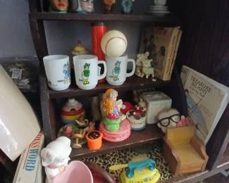 Vintage Disney Mugs and other Misc. figurines