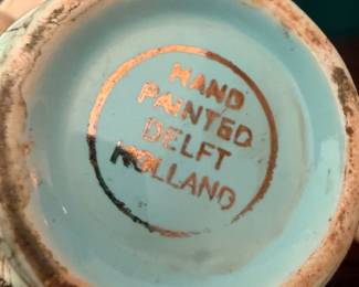 Hand Painted Delft Holland maker's mark