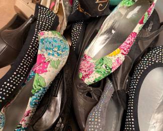 Embellished flats and novelty shoes