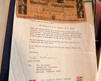 Replica currency print and vintage documents