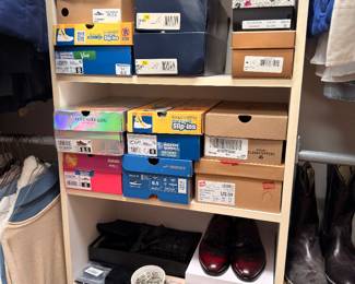 Men's shoes new in boxes with dress shoes