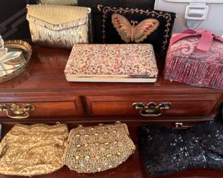 Vintage beaded and sequined evening bags